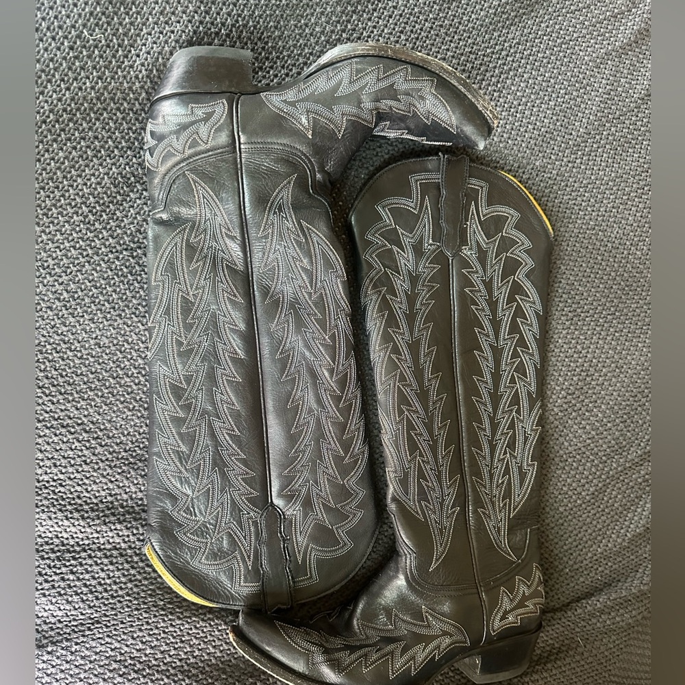 Jrc and sons Black Western Cowboy Boots